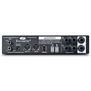 Focusrite Saffire PRO 14 Firewire Interface, 8 In / 6 Out, 2 Mic ...