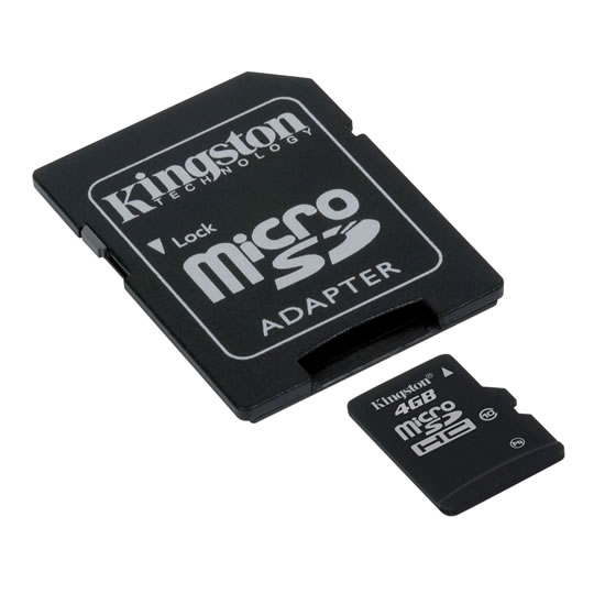 UPC 740617183436 product image for Kingston Microsdhc 4gb Card (class 10) | Free Delivery Brand Components | upcitemdb.com